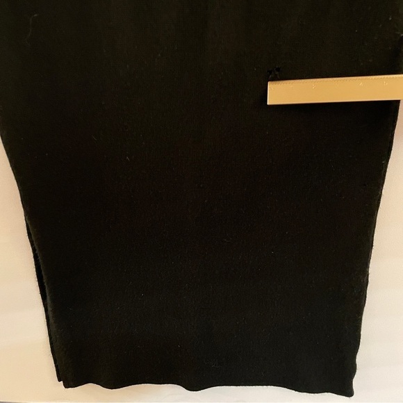 Sag Harbor Mockneck Sweater Dress Color-block Aqua Black Medium - Picture 11 of 12